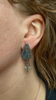 Moss Agate Fringe Earrings