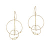 Delightful Caviar Cluster Earrings, XL