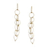 Long Mini Tears Chain Hooks, Pearls