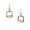 Short Climb Earrings, Aquamarine