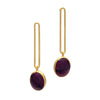 Link Drop Ruby Earrings