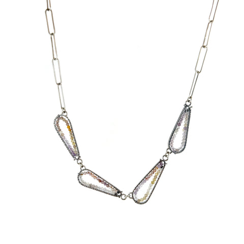 Teardrop Geodes Necklace