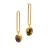 Montana Agate Exclamation Earrings
