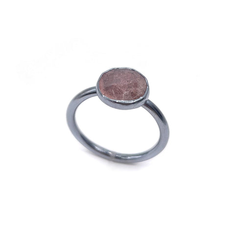 Stacking Ring, Pink Sapphire Ring