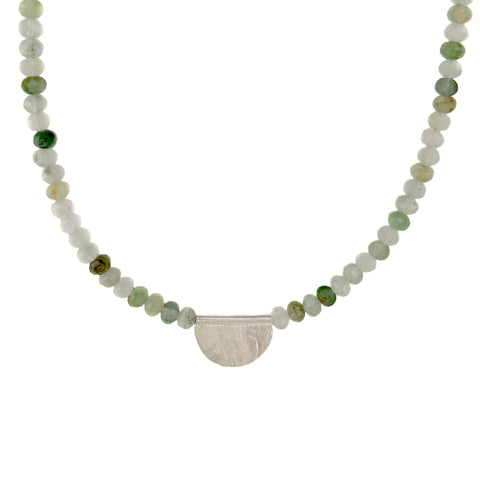 Aventurine Shield Necklace