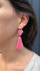 Double Gem Dangles, Pink