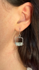 Short Climb Earrings, Aquamarine