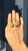 Double Cube Ring, Green