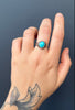 Turquoise Engraved Ring