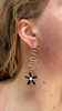 Daisy Popper Pair, Gold, Black & White