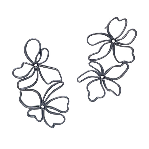 Double Flower Earrings