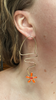 Daisy Popper Pair, Gold, Orange & Lavender