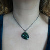 Ruby Zoisite Lariat Necklace