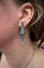 Moonstone & Pearl Fringe Earrings