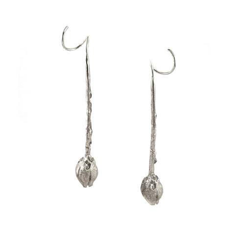Vining Ghost Pipe Earrings