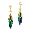 Deluxe Beetle Wing Earrings