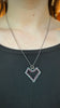 Ruby Heart Geode Pendant