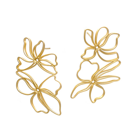 Loose Flower Earrings