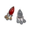 Carnelian & Druzy Tears Earrings