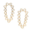 Splayed Link Arch Earrings, Gold
