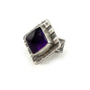 Amethyst Embossed Ring