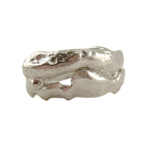 Wobble Stacker Rings, Silver
