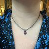 Ruby Lariat Necklace