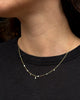 Mixed Shape Free Set Diamond Necklace