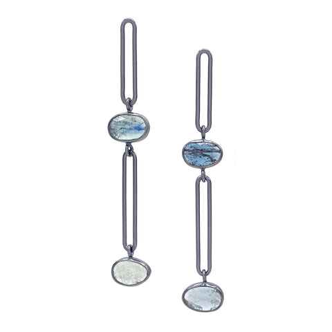 Double Kyanite Earrings