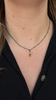 Mini Tangle Necklace, Peridot