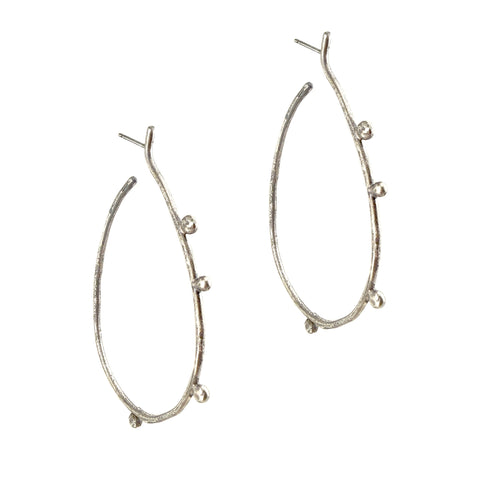 Oval Hoop Earrings