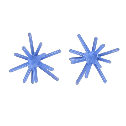 Sputnik Post Earrings, Cornflower