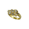 Mixed Shape Diamond Cluster Ring