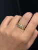 Mixed Shape Diamond Cluster Ring
