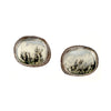 Big Dendritic Agate Studs