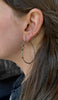 Oval Hoop Earrings