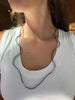 Wavy Necklace, Silver