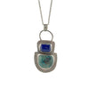 Lapis and Chrysocolla Pendant