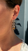 Montana Agate Washer Link Earrings