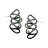 Offset Butterfly Textured Earring