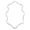 Wavy Necklace, Silver