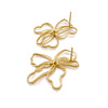 Gold Floral Earrings