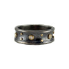 Concave Diamond Dot Ring