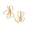 Gold Floral Earrings