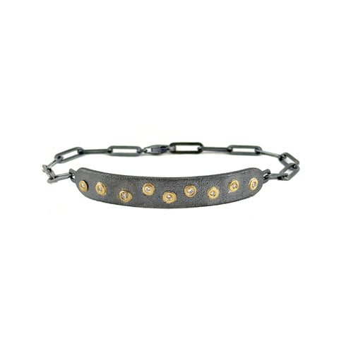 Half Chain Diamond Bracelet