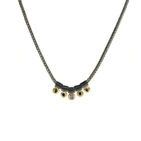 Sapphire Slide Necklace