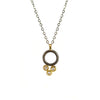 Circle and Diamond Pendant
