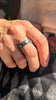 Concave Diamond Dot Ring
