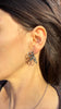 Offset Butterfly Textured Earring