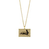 Bunny Necklace, Rectangle